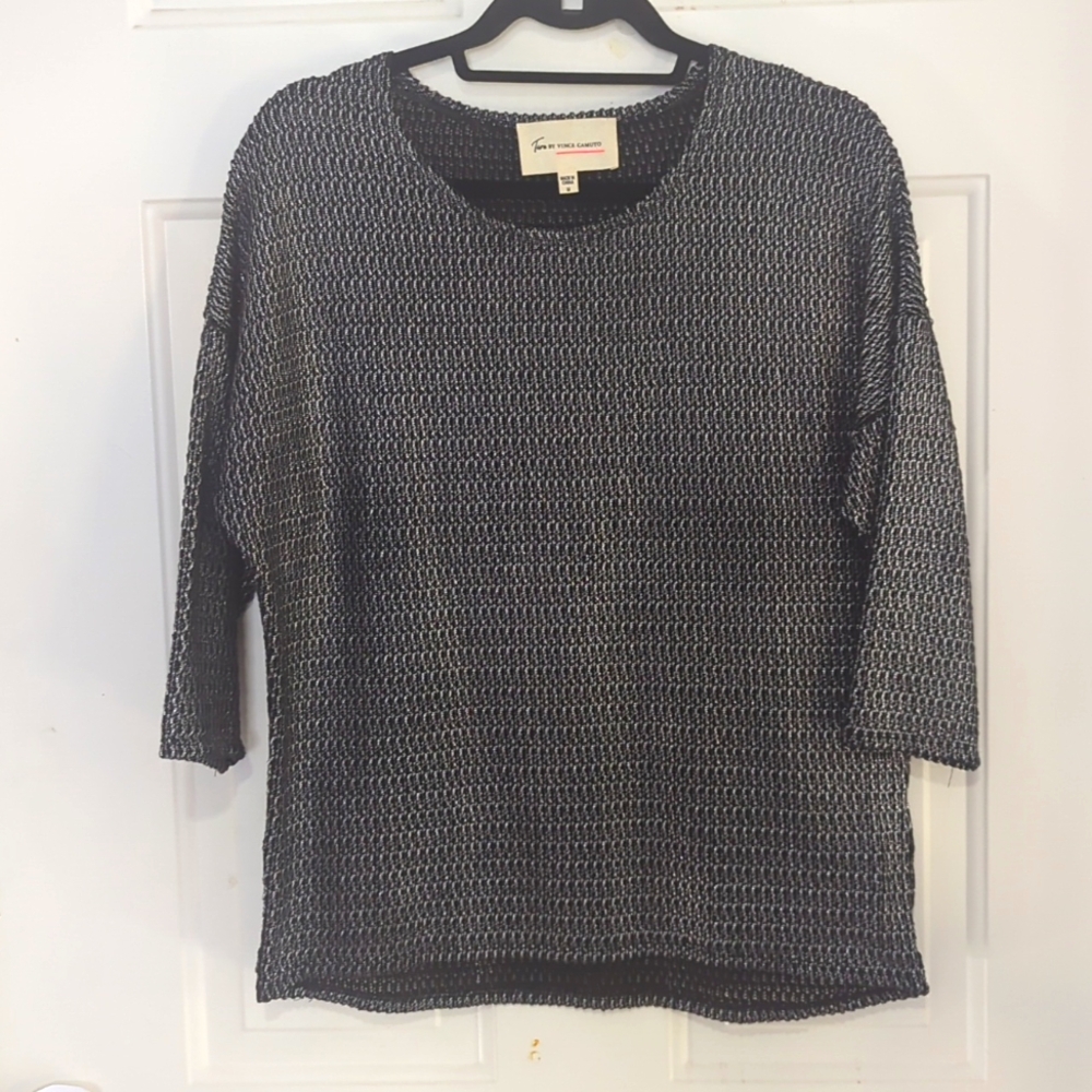 Metallic Silver/Grey Sweater